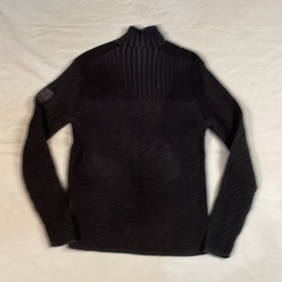 Vintage Calvin Klein Men’s Ribbed Full Zip Medium Neck Sweater Size  L. - Picture 7 of 7
